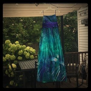 Strapless gown from David’s Bridal